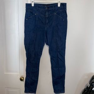 EXPRESS ankle jeggings with detailed stitching